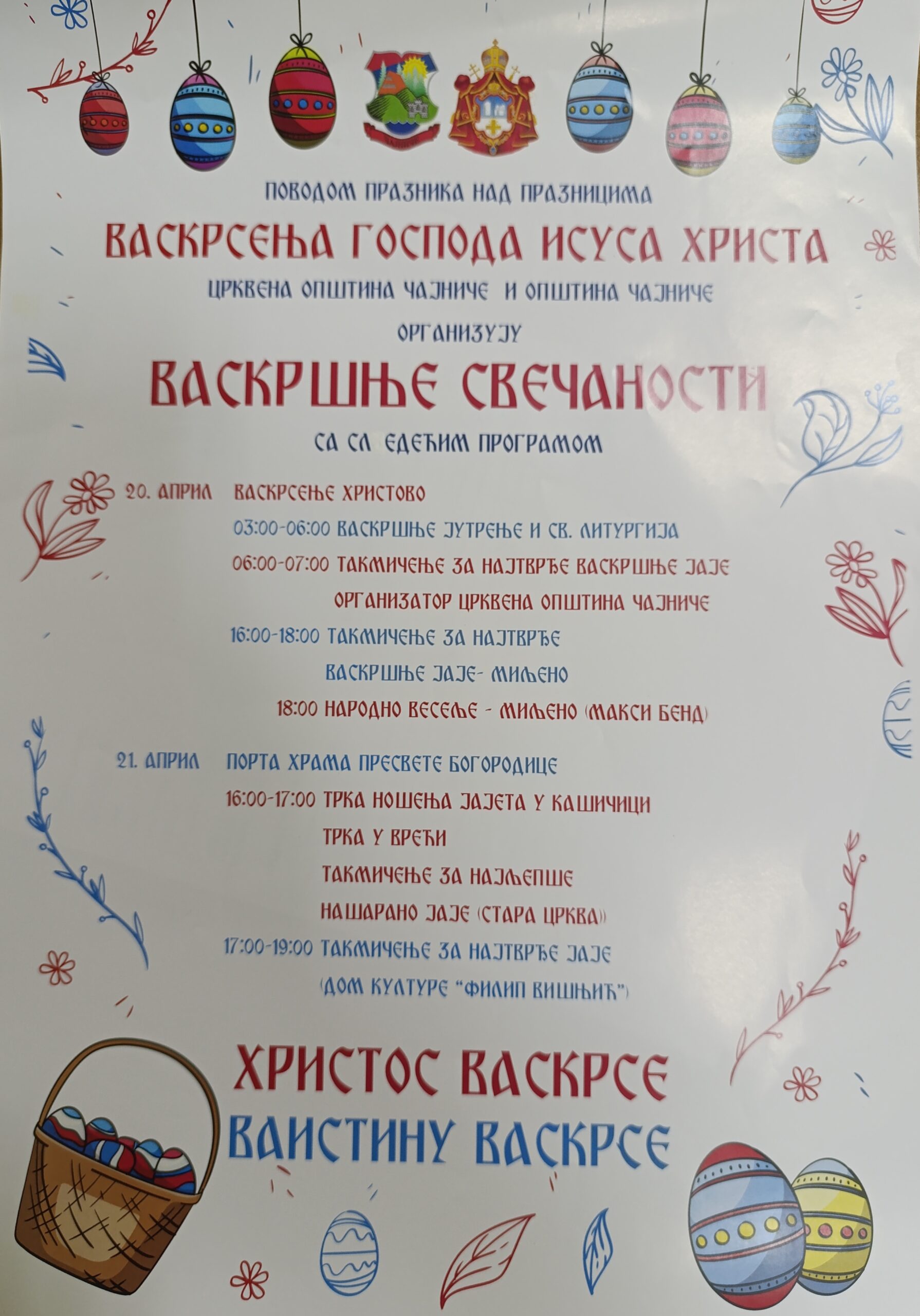 Васкршње свечаности 2025.године