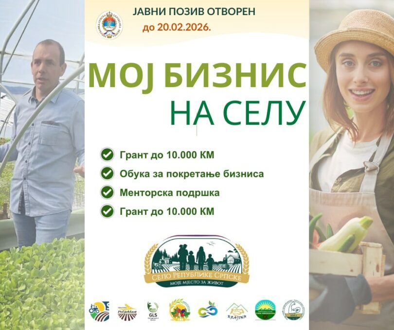 Јавни позив ” Мој бизнис на селу”